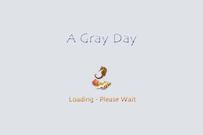 Cover page to slide show A Gray Day.