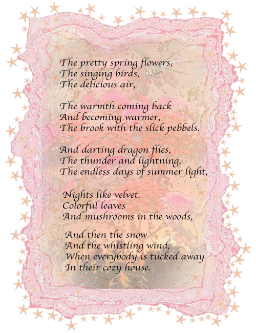 Tutu's poem about the seasons